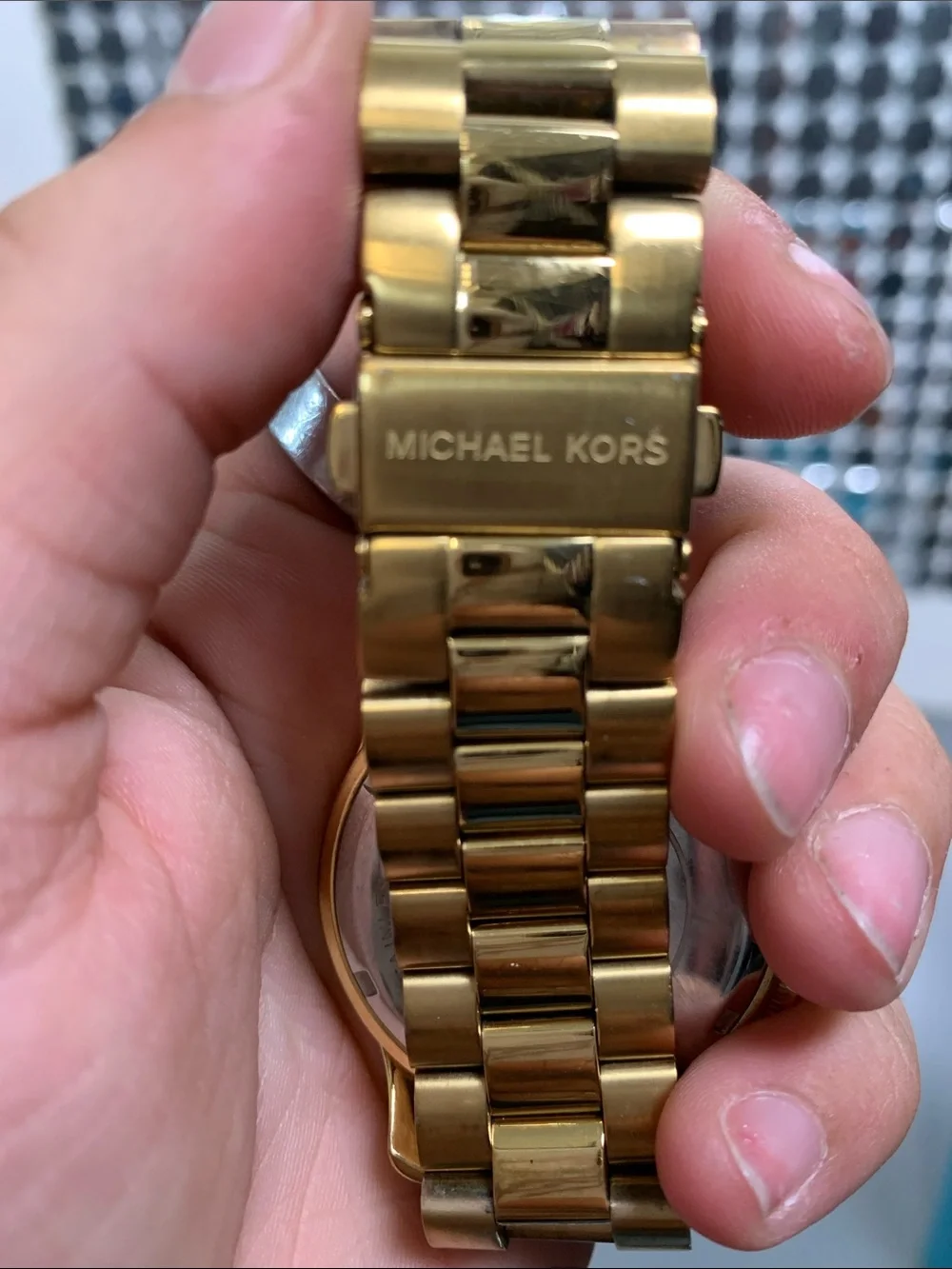 Michael Kors Gold Stainless Steel Men's Chronograph Watch